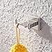 Kes SUS 304 Stainless Steel Coat Hook Double Towel/Robe Clothes Hook for Bath Kitchen Garage Heavy Duty Contemporary Hotel Style Wall Mounted, Brushed Finish, A2461-2