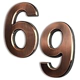 HopeWan 4in Mailbox Numbers #9, Self Adhesive House