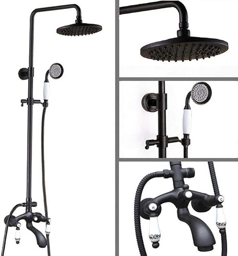 Alcachofa Ducha De Mano Set De Ducha Baño De Montaje En Pared De Bronce