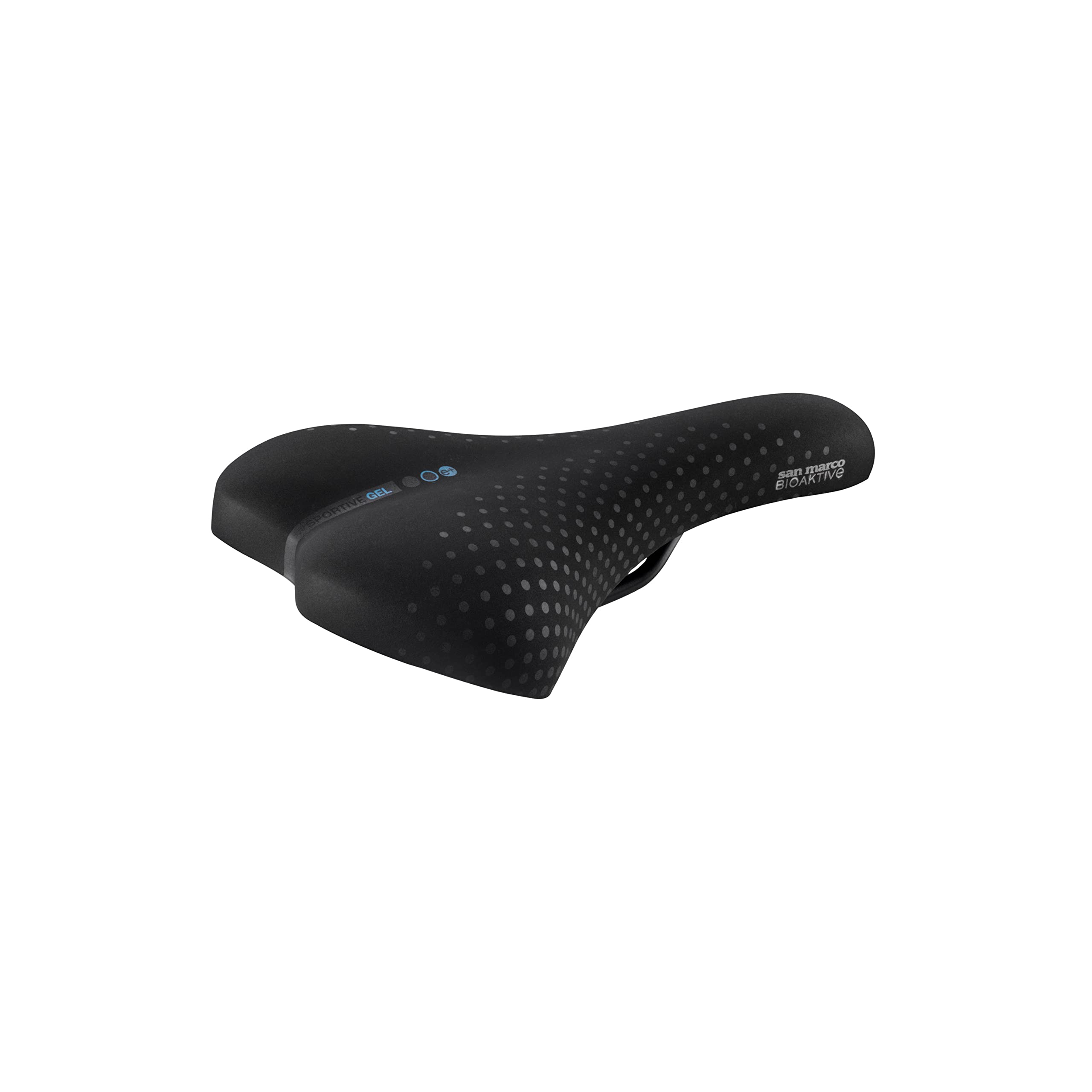 Selle San Marco Bioaktive Sportive Gel Full-Fit Saddle: Black Small