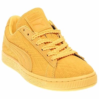 puma suede women yellow