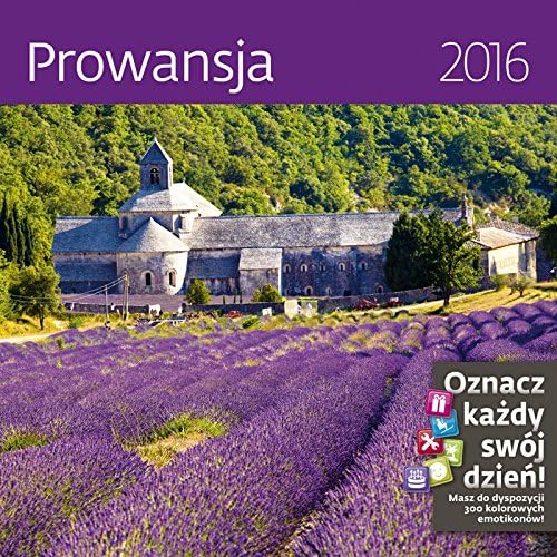 Provance Wall Calendar 2016 - Lavender Calendar - Provence France Calendar - Flower Calendar By Helma Calendar – September 1, 2015