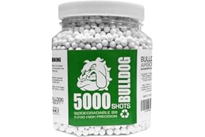BULLDOG AIRSOFT BBS Biodegradable [6mm White] Triple Polished [Pro Team Grade]