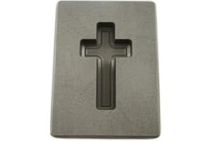 MAKE YOUR OWN GOLD BARS 2 oz Custom Cross Gold High Density Graphite Mold 1 oz Silver Made in The USA