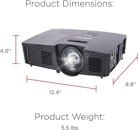 Infocus IN112xa - Proyector de sobremesa (3500lúmenes ANSI, DLP ...