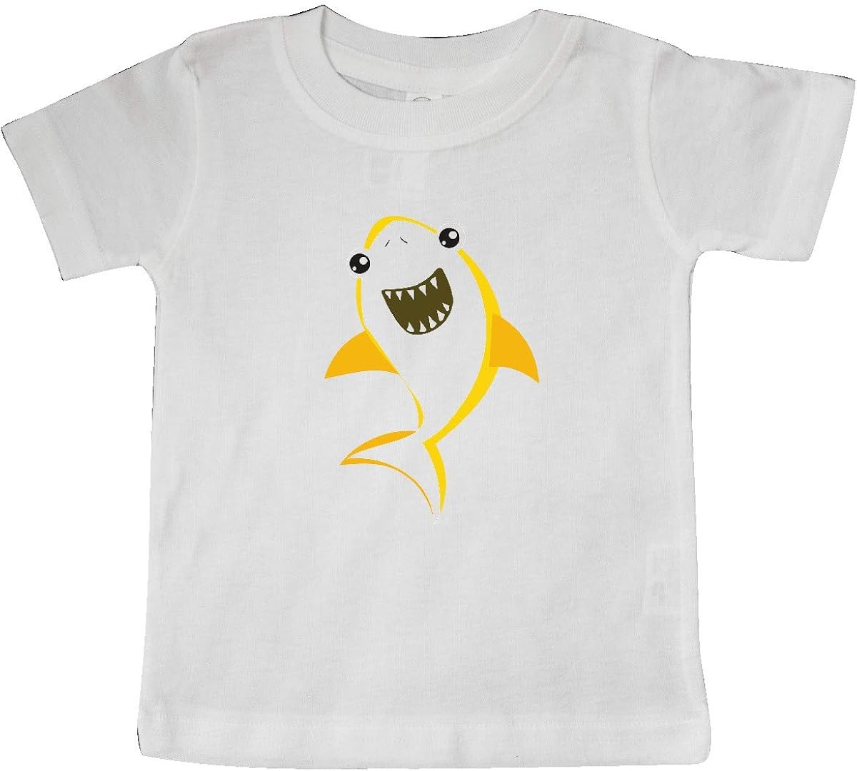 inktastic Cute Shark, Little Shark, Yellow Shark Baby T-Shirt