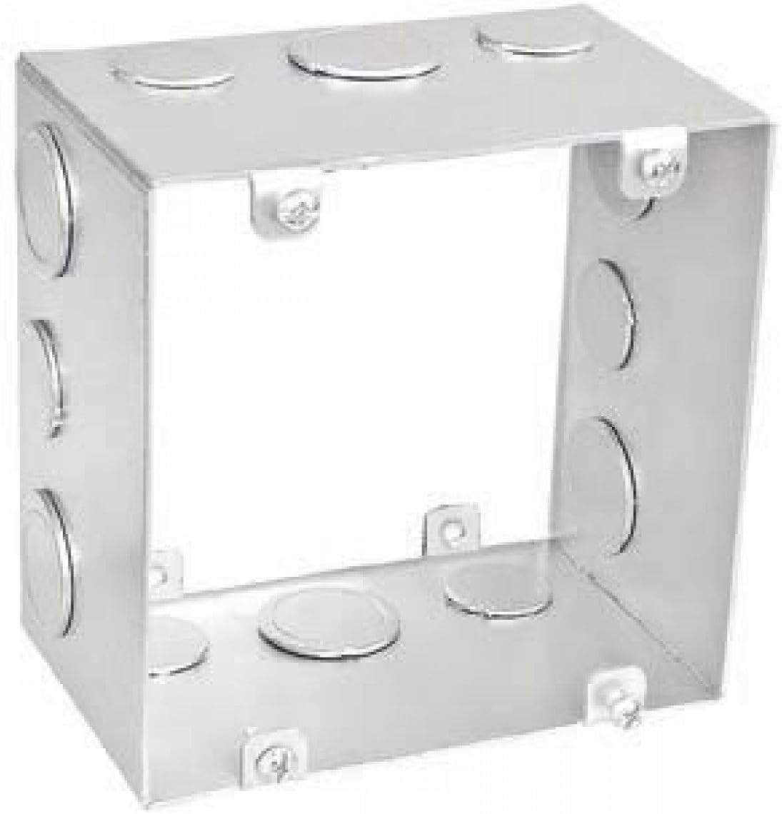 2 Pcs, 411/16 Welded Extension Ring, 3 In. Deep, (6) 1/2 In. & (6) 1/2