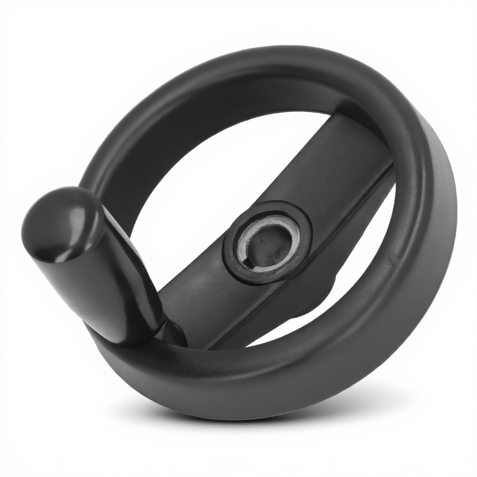 Plastic Machine Tool Handwheel with Folding Revolving Handle for Lathe Milling, 12x100mm, Widely Used in Industrial Machine Tools