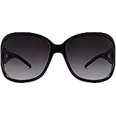 NYS Collection Oversized Vintage 'Jackie O' Sunglasses – Retro Chic Iconic Shades for Women,100% UV Protection
