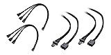 Cable Matters 2-Pack 3 Way 4 Pin PWM Fan Splitter