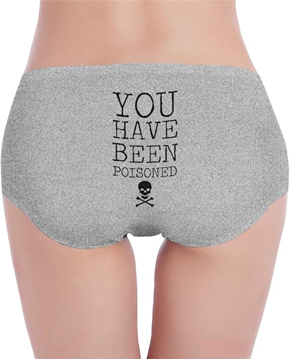 Amazon Co Jp You Have Been Poisoned 毒されている 女性用ローウエストブリーフ綿100 綿95 パンティー サイズ 透気快適コットン生地 豊かな10種類のデザイン カラフル可愛いフリル リボン レディース学生下着 フルバックショーツ ショートパンツ 大きいサイズ Gray