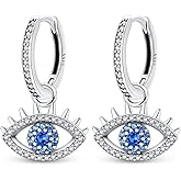 CHENYUTE Dangle Earrings 925 Sterling Silver for Women Hoop Earrings Cubic Zirconia Star Earrings Butterfly Earrings Gifts for Women