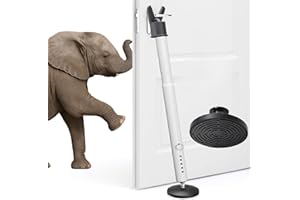 HANGMAICOME Door Security Bar for Home & Travel - 21-52" Adjustable Heavy Duty Anti-Burglar Door Stopper Stick,Anti-Slip Base for Front, Patio, Sliding Window,Hotel,Apartment - Women,Travelers Essentials