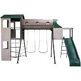 Lifetime Adventure Tunnel Swing Set Playset