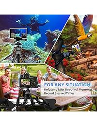 Trípode para teléfono, Flexible Teléfono celular Trípode Ajustable 360 ??° Rotación Mini soporte de la cámara con control remoto inalámbrico y Clip universal, Compatible con iPhone, Android Phone, Cámara deportiva GoPro,