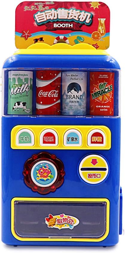 Amazon Noloo 自動販売機おもちゃ 飲料機 飲料自動販売機 おままごと お店屋さん ごっこ お買い物ごっこ ポップコーン 手作り Abs製 知育玩具 クリスマス 誕生日 入園 プレゼント お店屋さん おもちゃ
