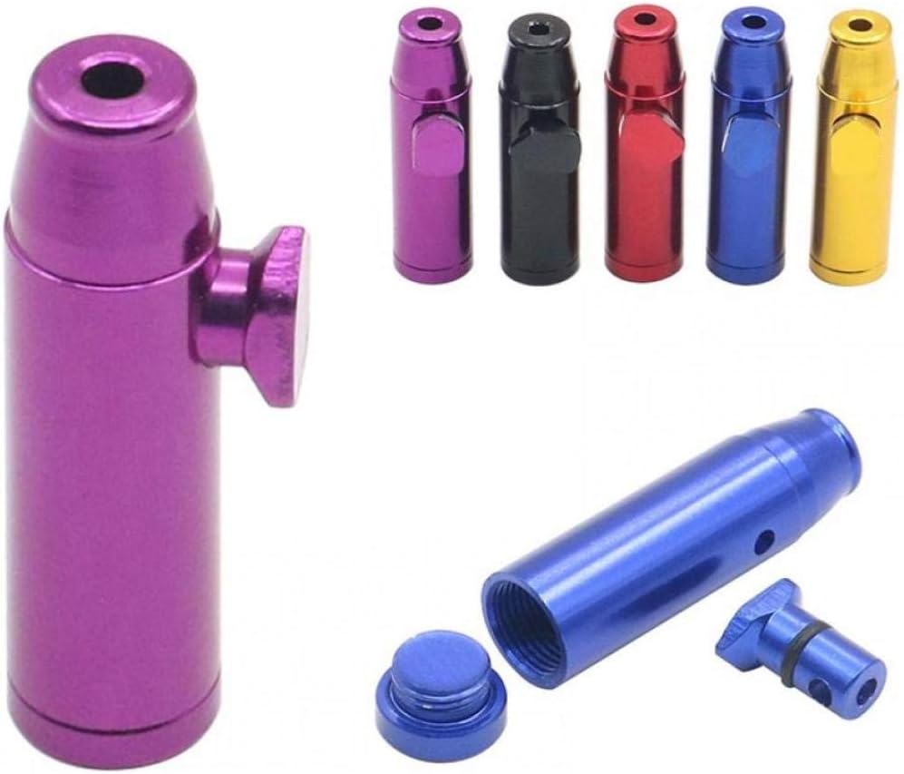 Download Blu Froniy 1pc Alluminio Snuff Pippotto Proiettile Metallo A Forma Di Razzo Da Fiuto Bottiglia Casa E Cucina Accessori Per Candele