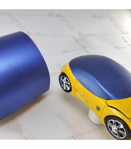 Amazon.com: 3M 汽車包裝捲2080 緞面完美藍色| S347 | (範例3 x