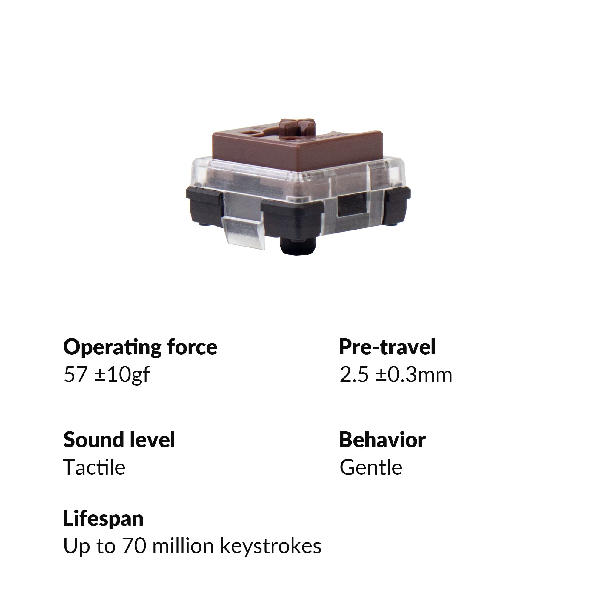 Keychron Low-Profile Keychron Optical Brown Switch Set - 87 Pcs