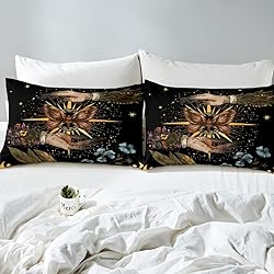 Erosebridal Butterfly Bed Sheets Full,Sparkle