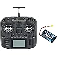 Radiomaster Boxer Max Version with CNC AG01 Hall Gimbals Carbon Fiber 2.4G 16ch Transmitter Remote Control ExpressLRS Mode 2 (ELRS-Black with 6200)
