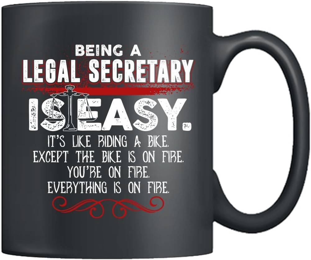 Legal Secretary Mugs Ceramic Being A Legal Secretary