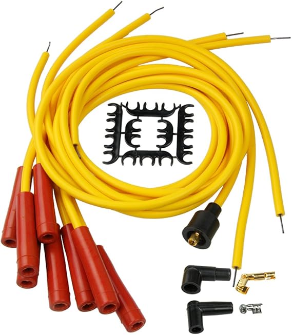 Bravex 4040 Spark Plug Wire Set 8mm Yellow, Wire Sets Amazon Canada