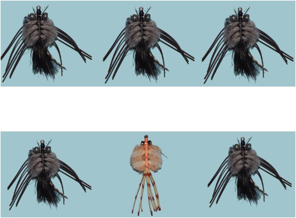 Crab Flies Assortment 6 Piece