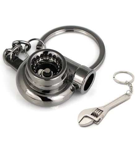 Powertrain Keychain Zinc Alloy Car Parts Keychain Set - 6 Metal Automotive Keyrings With ...