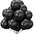 Amazon.com: Black Metallic Balloon Garland Kit - 50pcs, 12 Inch Black ...