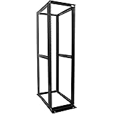Raising Electronics Server Rack 4 Post Open Rack Frame Rack Enclosure 19 Inch Adjustable Depth Aluminum (42U,82Inch Height)
