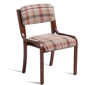 Amazon Com Paddia Dining Chairs Fabric Cushion Seat With