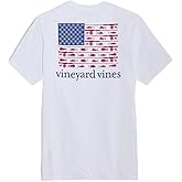 Vineyard Vines Boys Boys' USA Reel Flag Short-Sleeve Pocket Tee