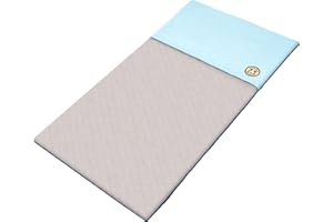 GuineaDad Original Reusable Cage Liner – Blue Fleece Bedding with Burrowing Pocket – Extra Absorbent Bamboo Core & Waterproof Bottom – Fits Midwest Guinea Pig Cage – Small Animal Supplies