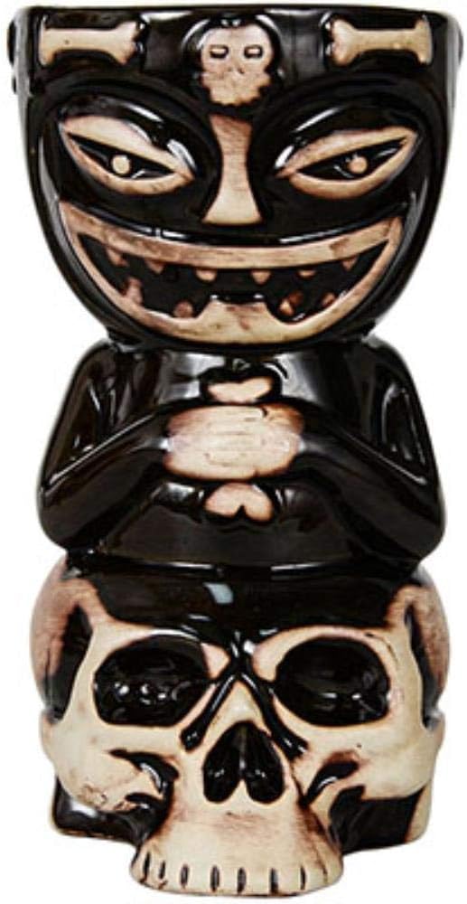 Coffee Cup Cappuccino Cup Skull Doll Tiki Mug Cocktail Cup Beer Wine Mug Ceramic Tiki Mugs Art Crafts Creative Hawaii Mugs,As Picture Shows,520Ml