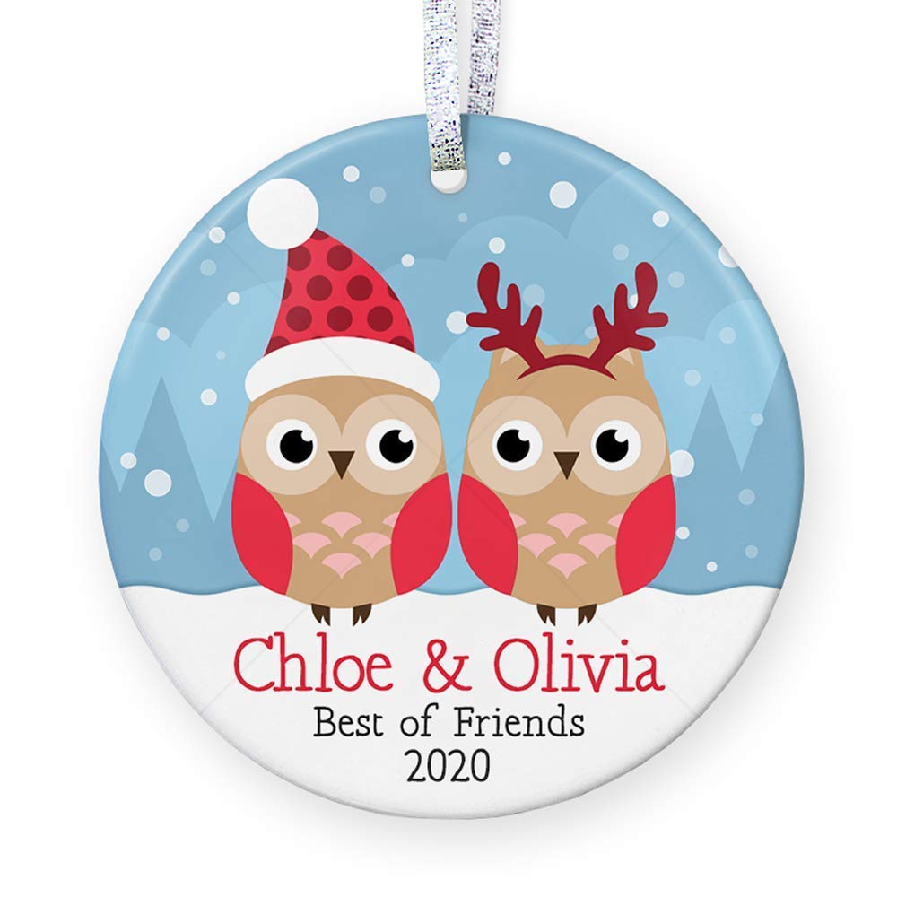 Amazon.com Personalized Christmas Ornament for Best Friends 2020