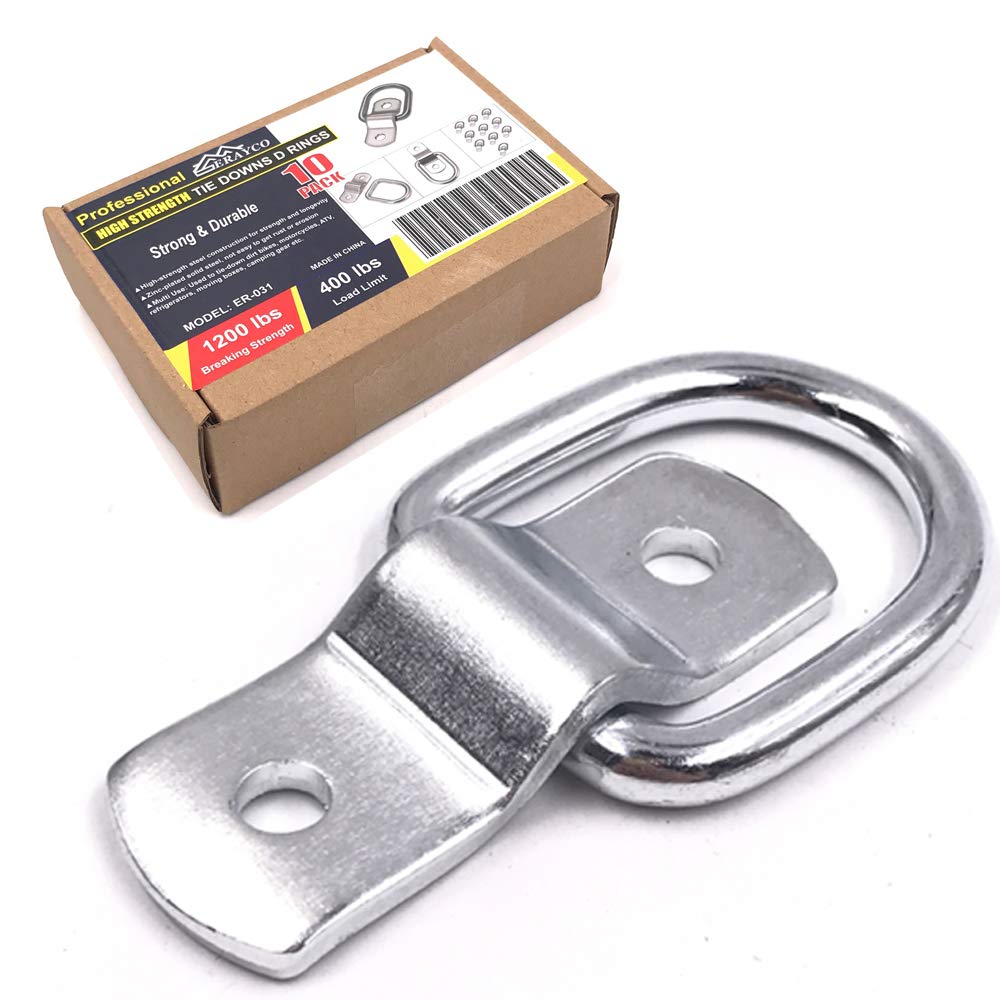 Erayco 10Pack D Rings Amazon.in Car & Motorbike