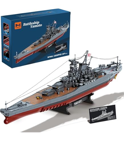 Amazon.com: GoAssemb Yamato Battleship Military Building Blocks