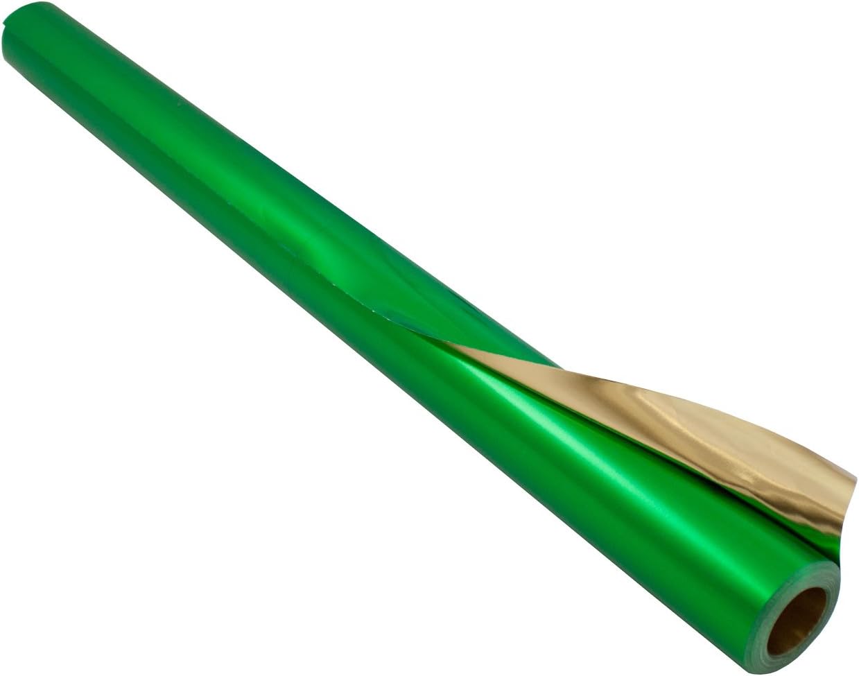 Folia R 15 - Aluminium Foil Laminated (Double Sided, 50 cm x 10 m Green/Gold, Gold / Grün, 50cm x 10m (DS) 1 Rolle