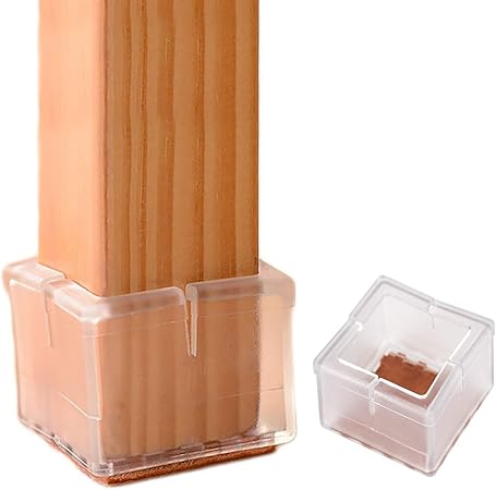 Chair Leg Floor Protectors Chair Leg Caps Square Silicone Table