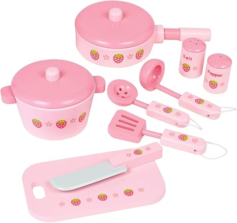 Amazon マザーガーデン 木のおままごと 単品 野いちご 基本の ままごと キッチンツール セット 鍋 調理器具 調味料 9点 ピンク 998 502 セット おもちゃ Amazon マザーガーデン 木のおままごと 単品 野いちご 基本の ままごと キッチンツール セット 鍋 調理器具 調味料 9点 ピンク 998 502 セット おもちゃ