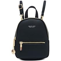 ★ ACOC★ Gathered Mini BackpackBlack 5008427024 Amazon.com: Q QICHUANG Women's Cute Mini Backpack PU Leather