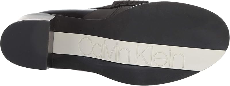 calvin klein pamelyn leather penny loafers