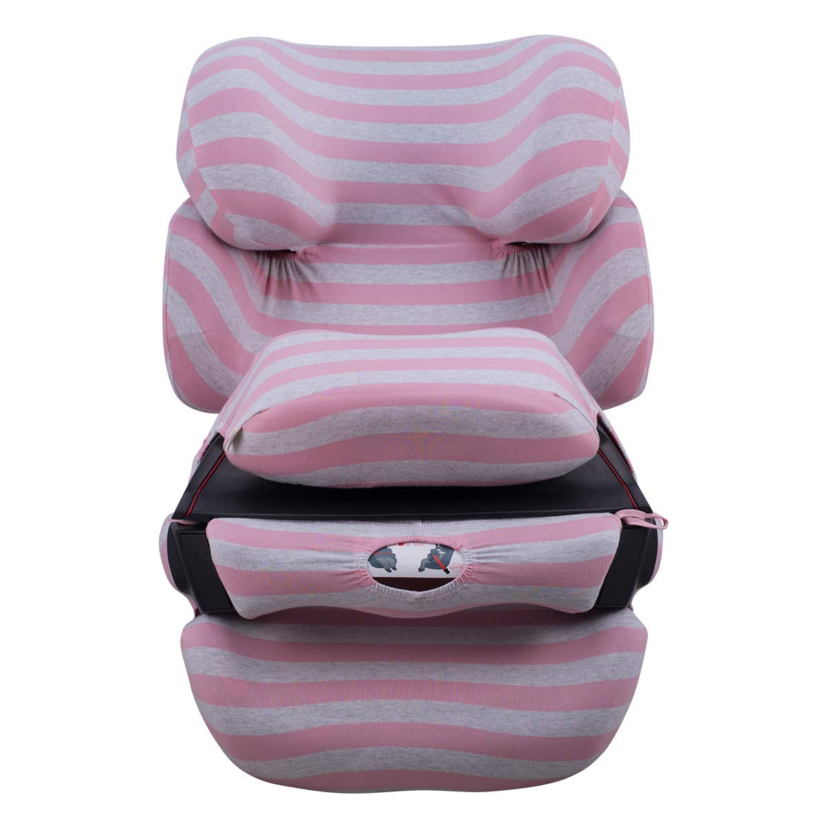 JYOKO KIDS Baby Car Seat Cover Liner Made Cotton Compatible with Cybex Pallas Fix- 2 Fix (Pink Island)