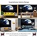GREAT ART Wallpaper Planet Earth Wall Decoration World Universe Poster Space Cosmos Mural Globe Stars Moon (132.3 x 93.7 Inch/336 x 238 cm)