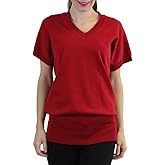 ToBeInStyle Women's Soft Knit V-Neck Sweater Warm Knit Tunic