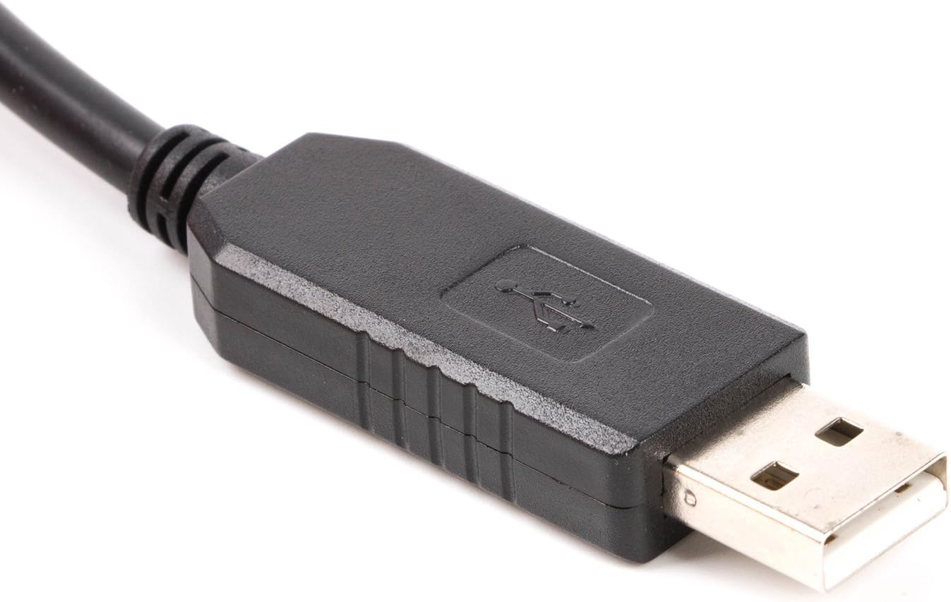usangreen USB Serial Cable to DB9 female laptop pc with usb communicate with desktop pc(with DB9 com port) 2-TX,3-RX,5-GND,7-CTS,8-RTS - Image 3
