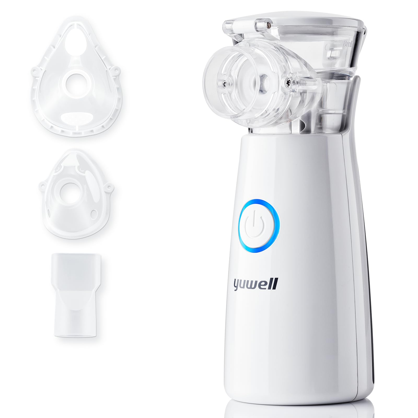 yuwell Portable Nebuliser Machine for Kids and Adults, Silent Mesh Nebuliser Ideal for Travel and Home Use(M102)