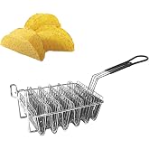 thumbnail image 2 of Taco Basket For Frying, Holds 4/6 Shells Deep Fryer Taco Shell Holder Basket Taco Fry Basket With Grip Handle For Sale | Phoenix, AZ | Nellis Auction 2 of 13