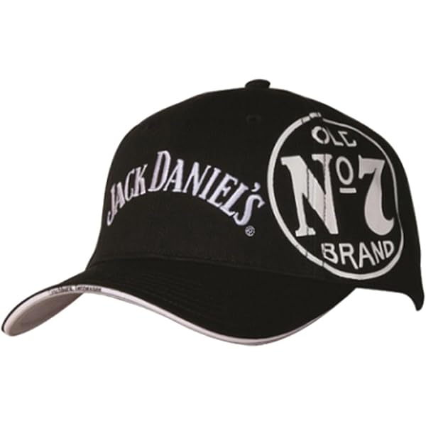 Jack Daniel's Men's Structured Logo Ball Cap Black L XL at